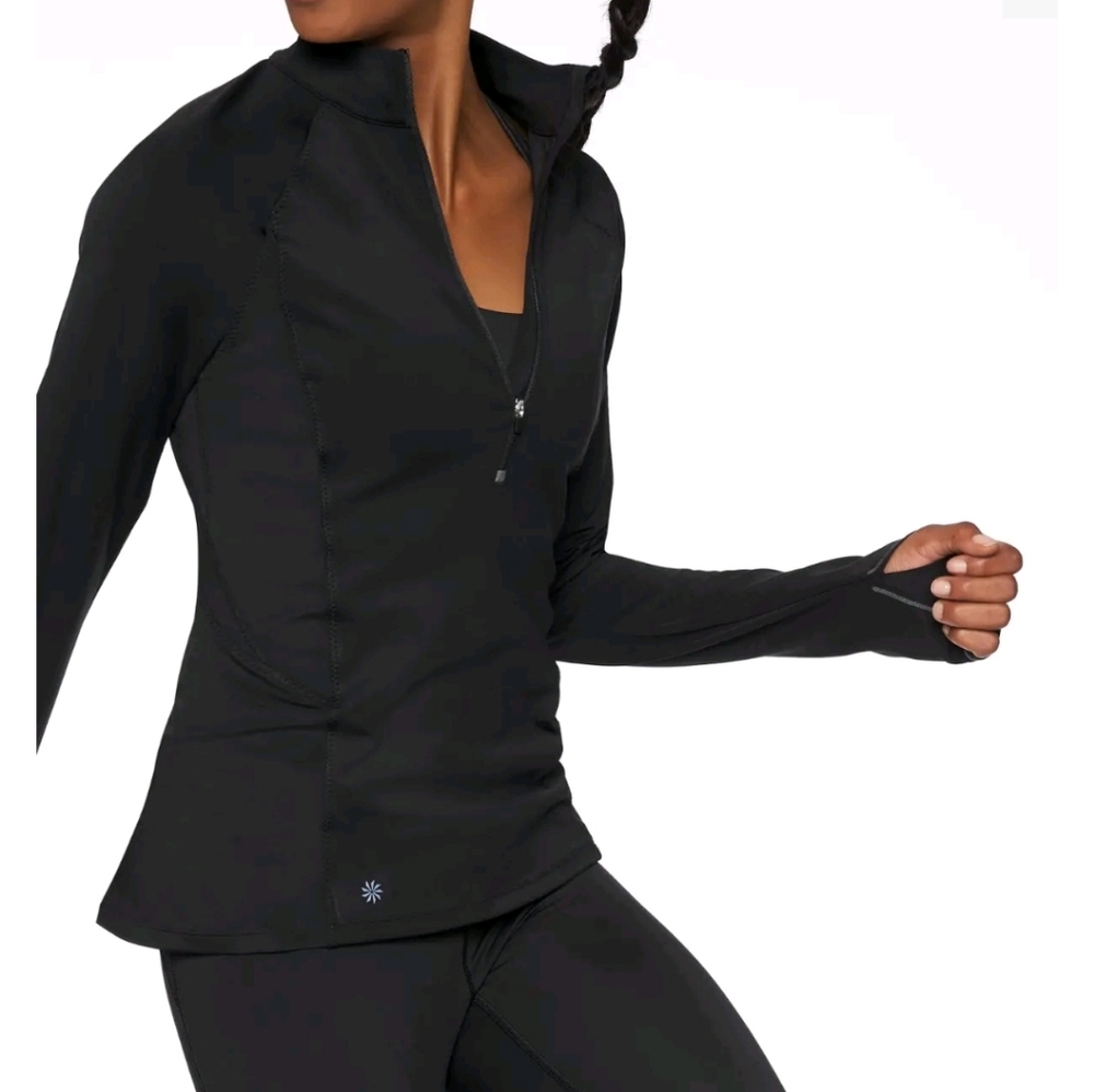 Athleta Quarter Zip Running Shirt Size L